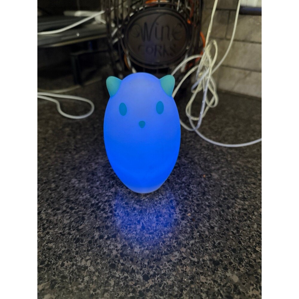 Vintage IKEA Spoka Ghost Cat Rechargeable Color Change Night Light Discontinued